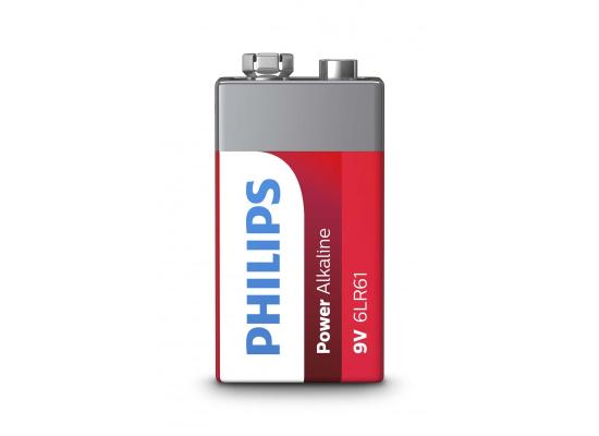 Philips Power Alkaline Batteries 9V - Pack of 1